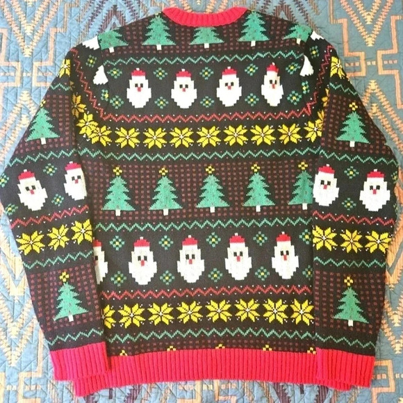 Santa's‎ Gym Christmas sweater - Picture 4 of 7